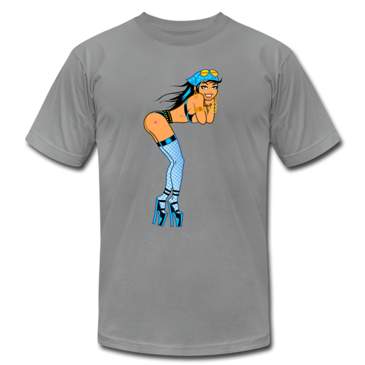 Hot Bandanna Girl T-Shirt - slate
