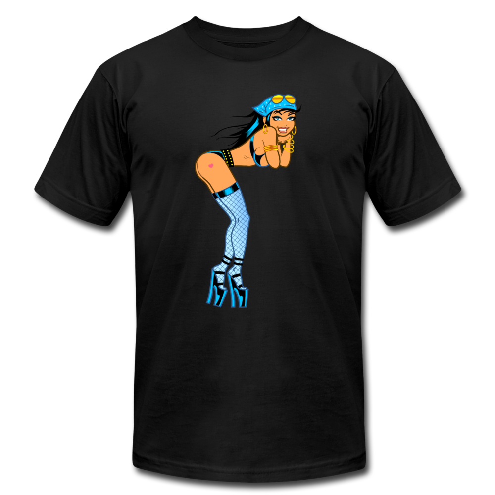 Hot Bandanna Girl T-Shirt - black