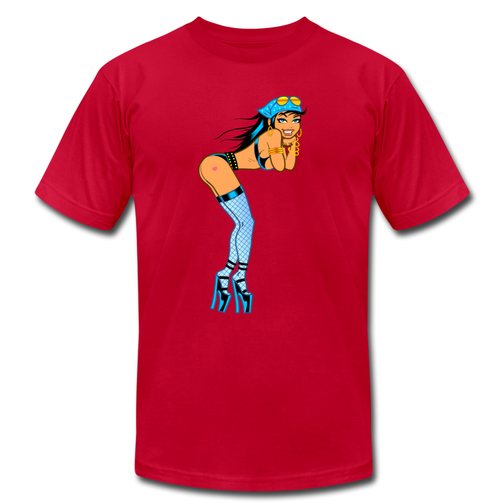 Hot Bandanna Girl T-Shirt - red