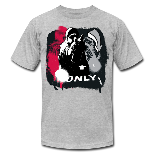 Abstract Graffiti Artist T-Shirt - heather gray