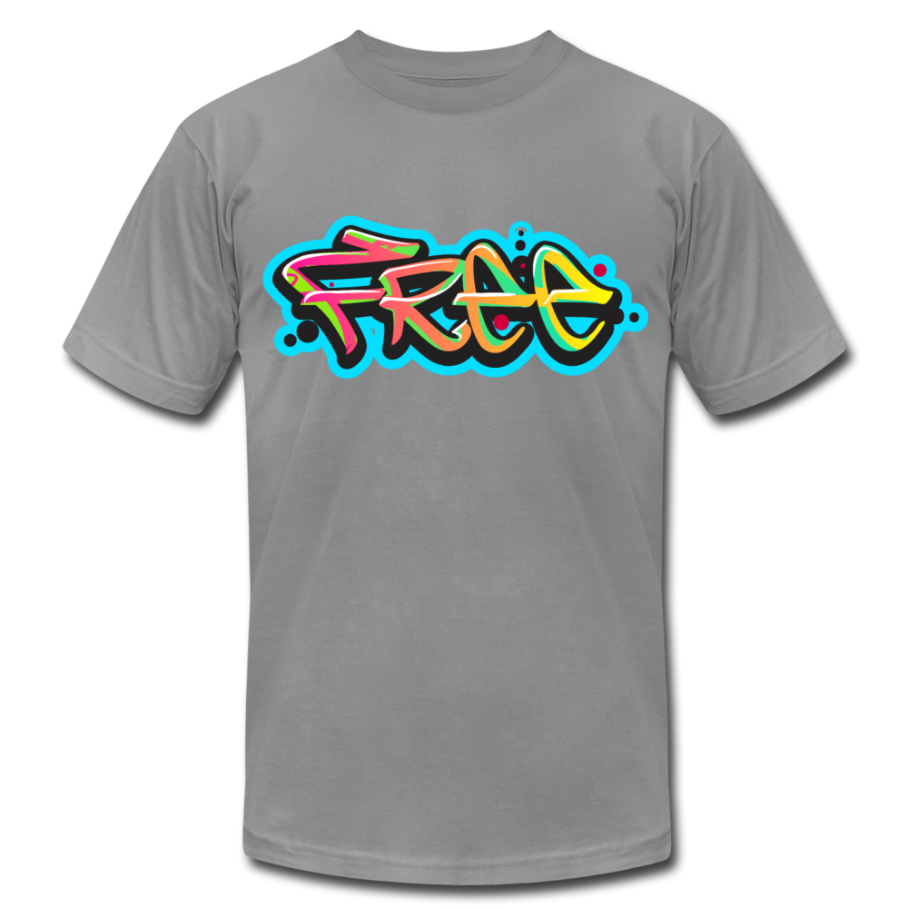 Free Graffiti T-Shirt - slate