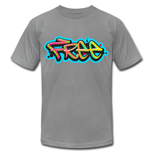Free Graffiti T-Shirt - slate
