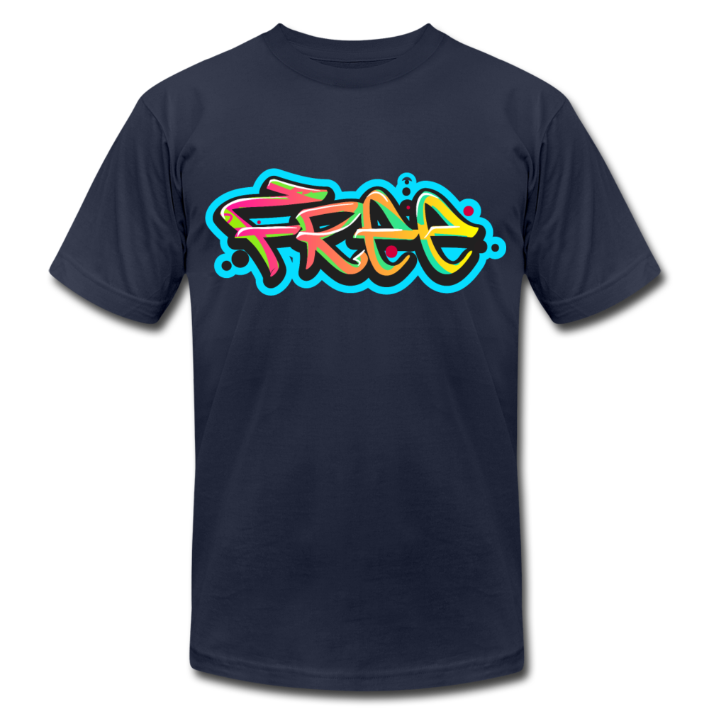 Free Graffiti T-Shirt - navy