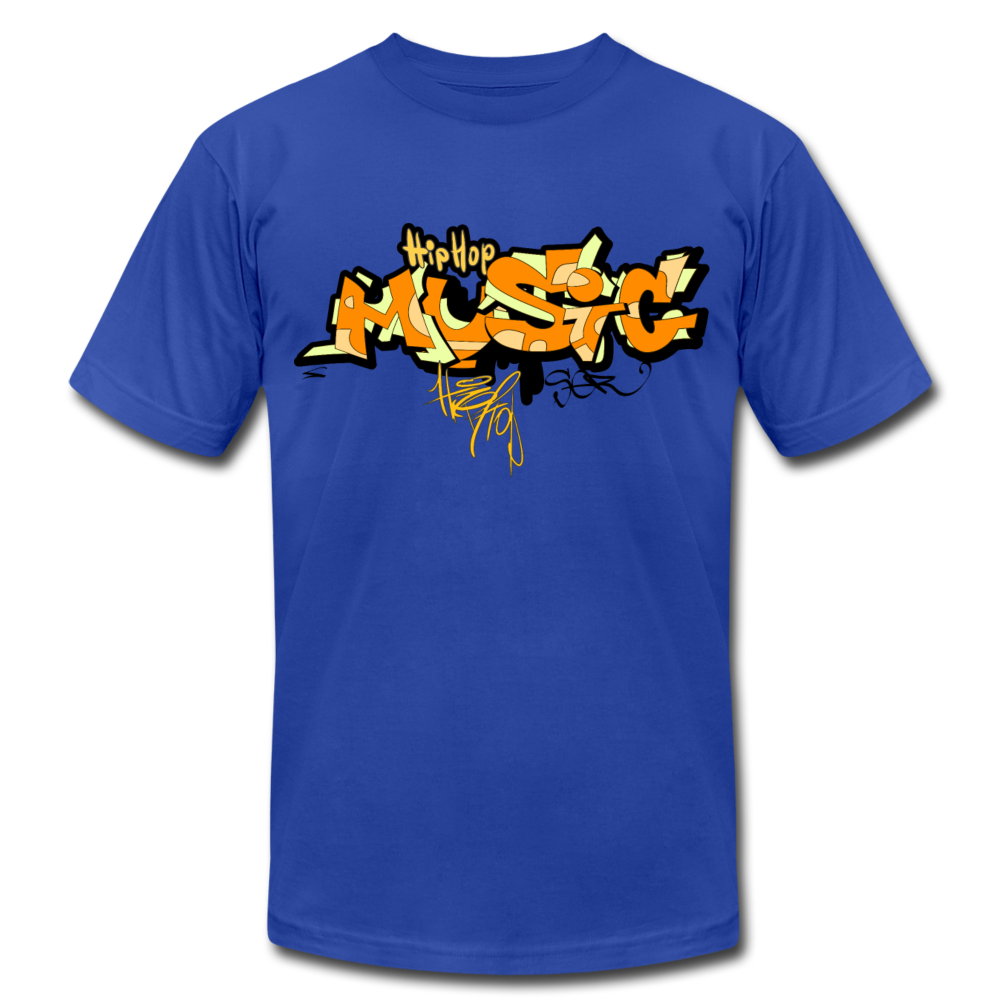 Hip Hop Music Graffiti T-Shirt - royal blue