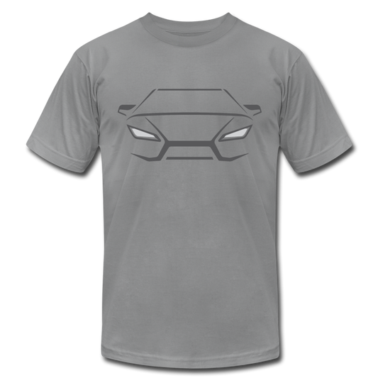 Racing Car Outline T-Shirt - slate