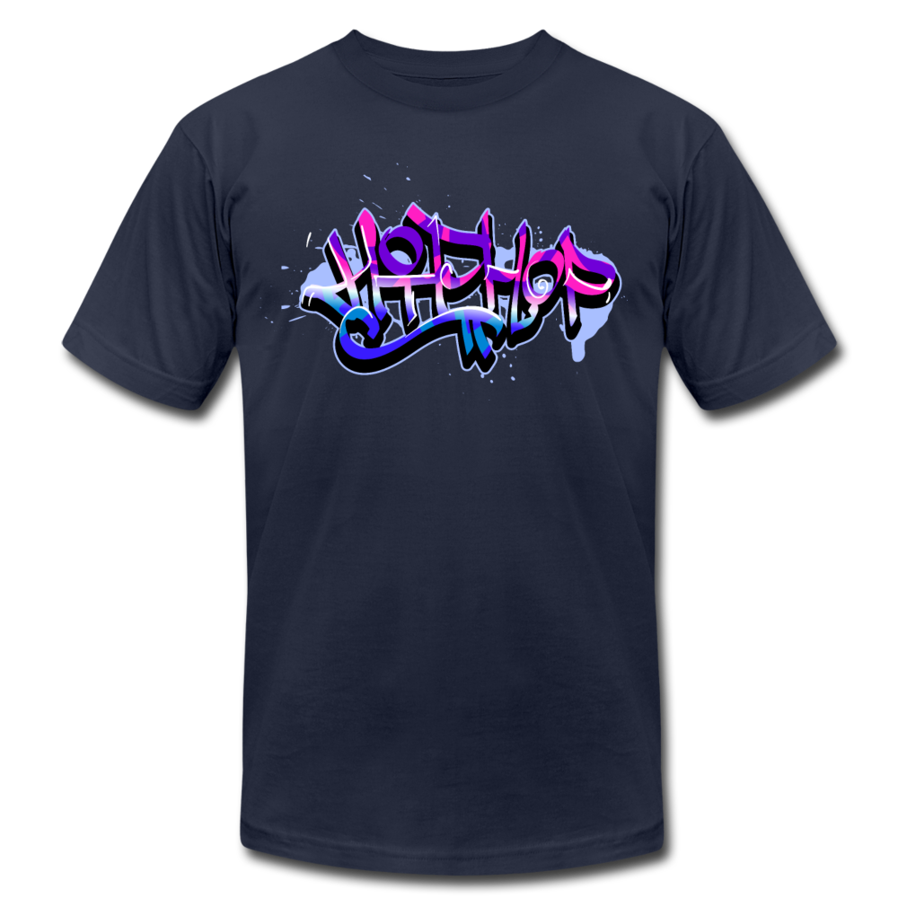 Hip Hop Graffiti T-Shirt - navy