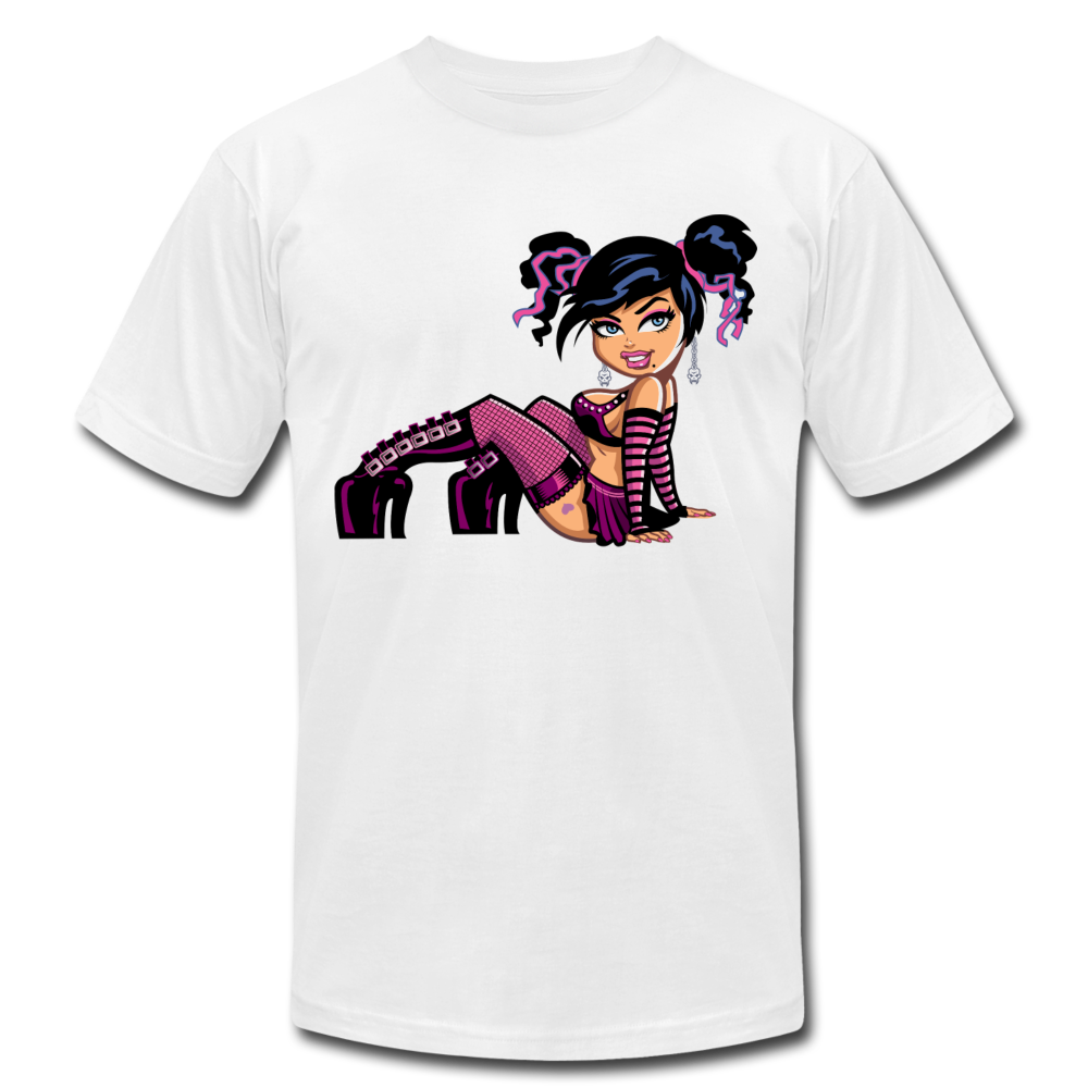 Cartoon Girl T-Shirt - white
