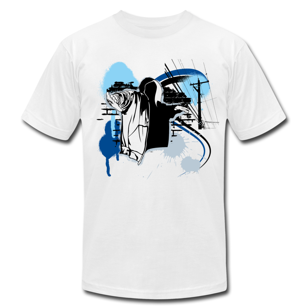 Abstract Hip Hop T-Shirt - white