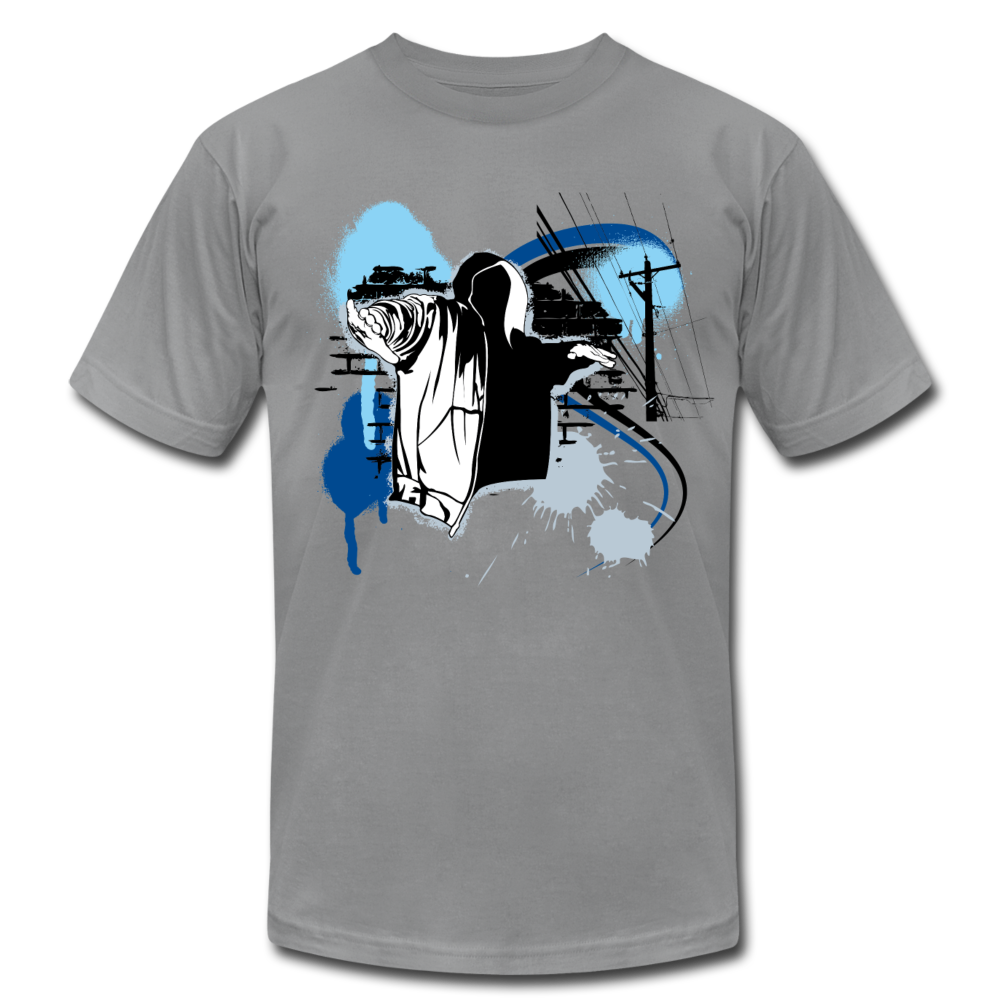 Abstract Hip Hop T-Shirt - slate