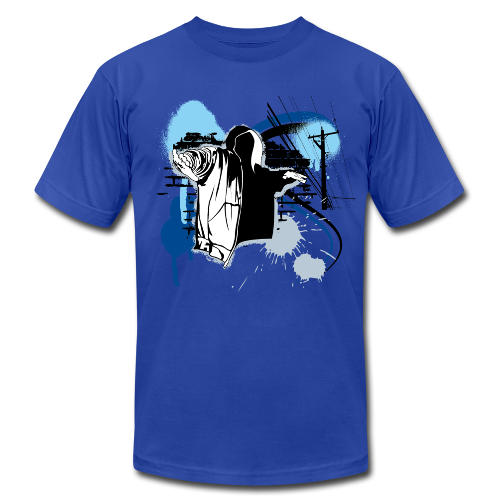 Abstract Hip Hop T-Shirt - royal blue
