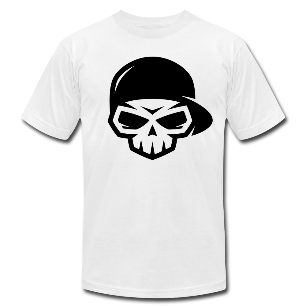 Skull Cap T-Shirt - white