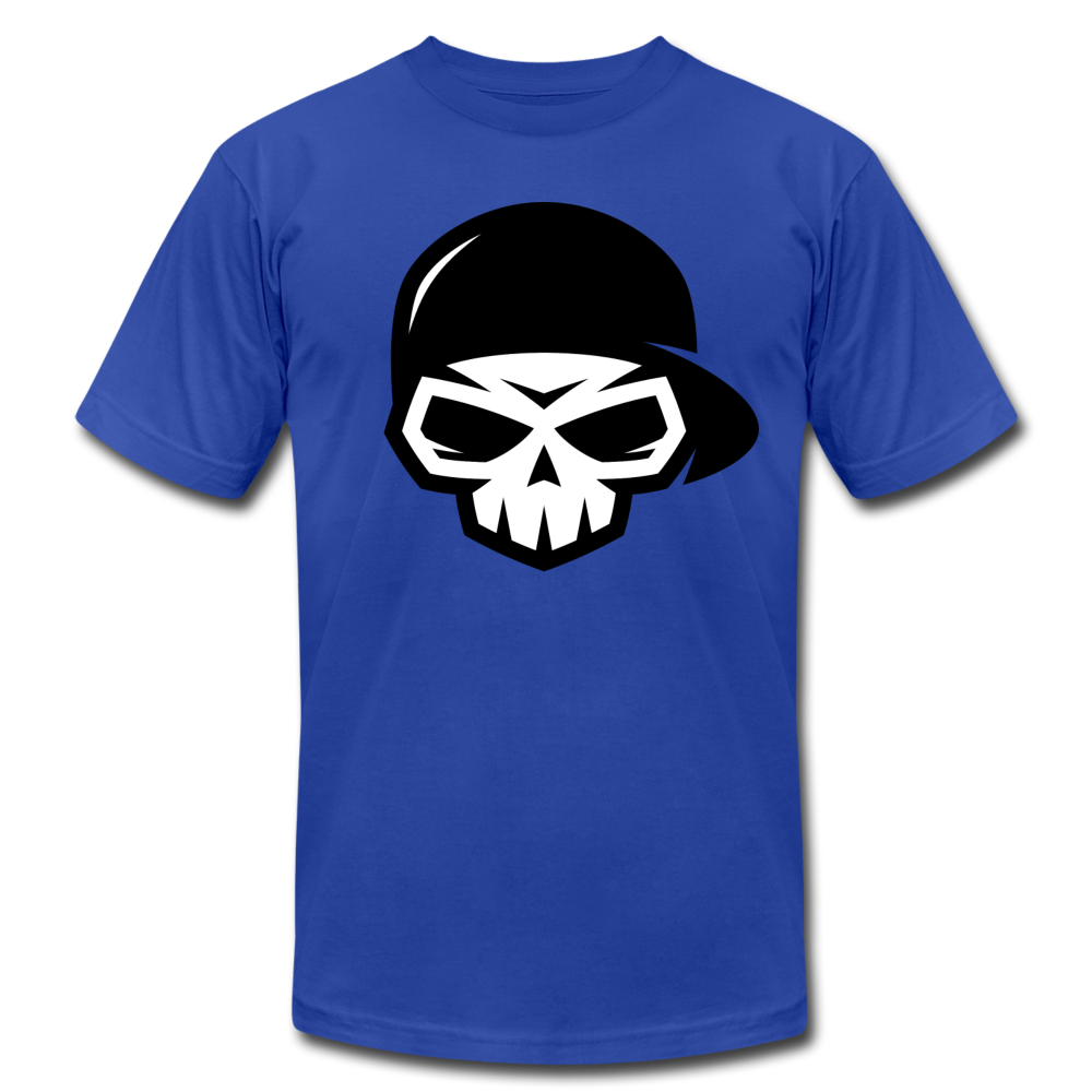 Skull Cap T-Shirt - royal blue