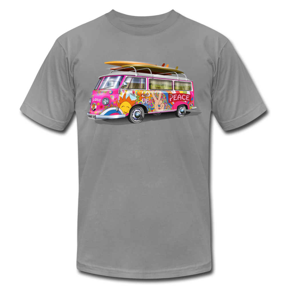 Hippie Bus T-Shirt - slate