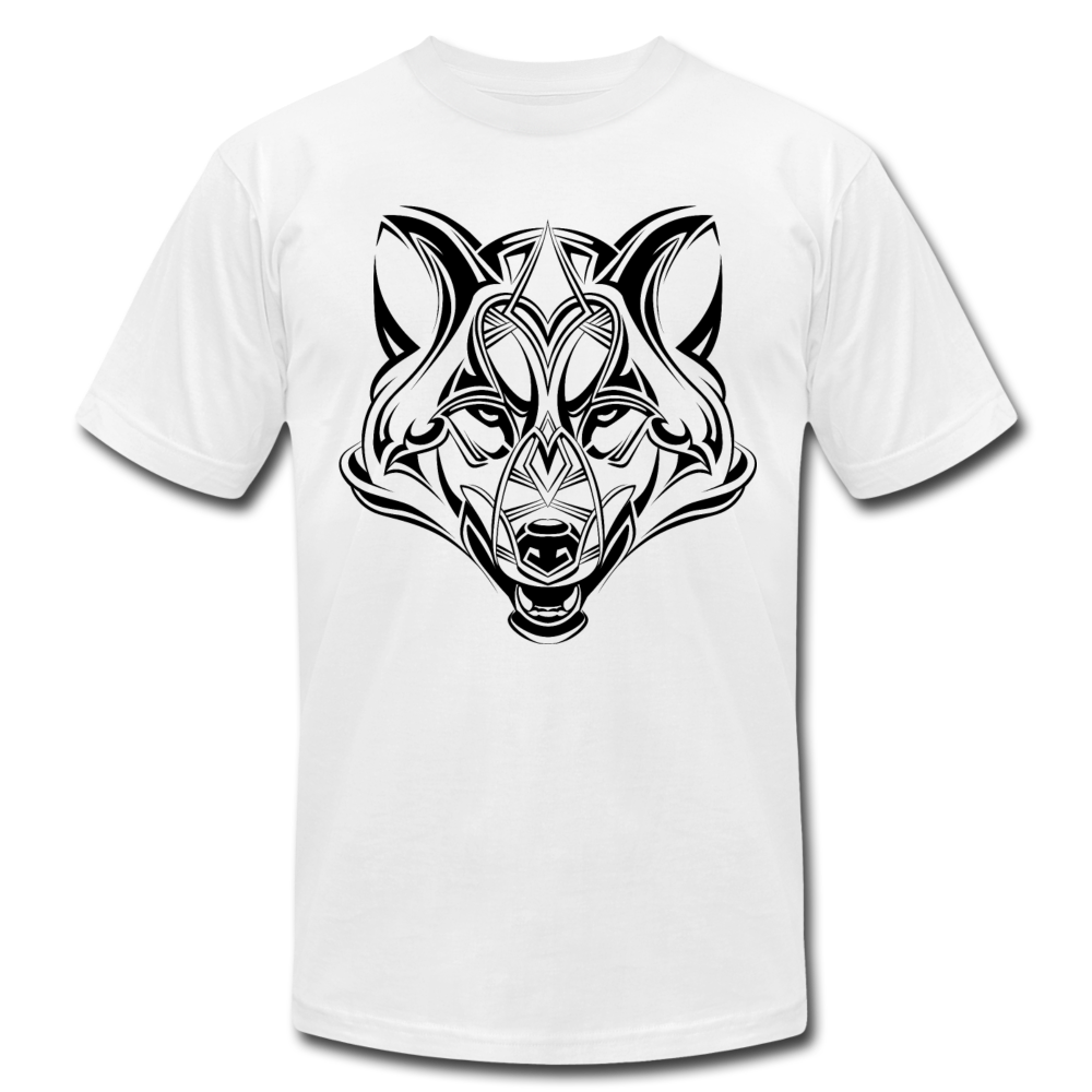 Tribal Maori Wolf T-Shirt - white