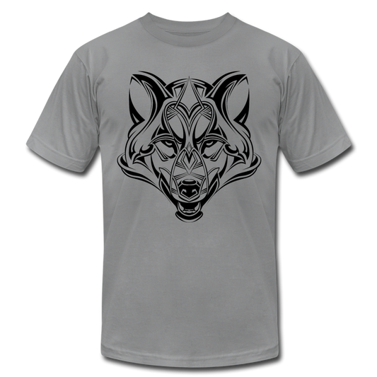 Tribal Maori Wolf T-Shirt - slate