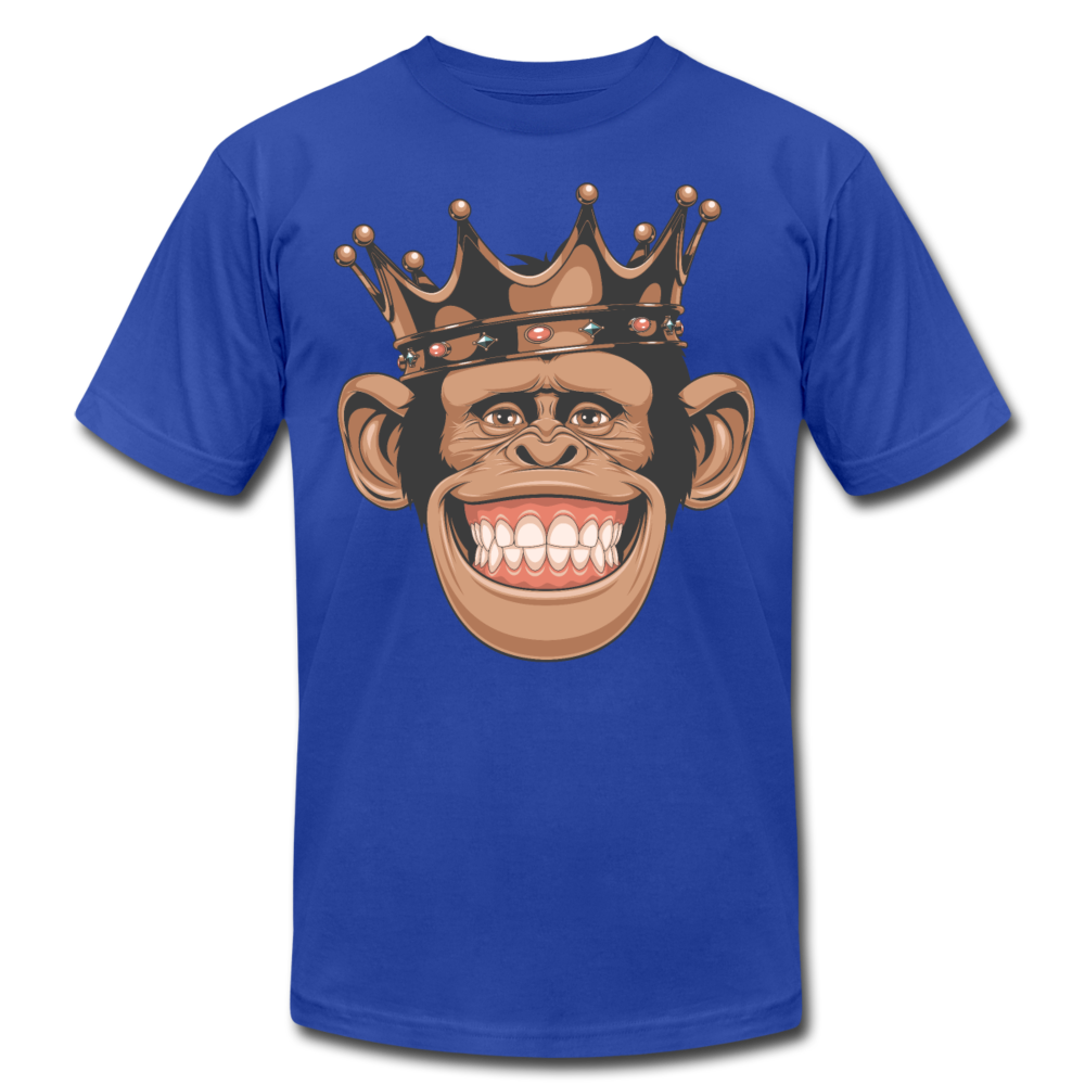 Monkey Crown T-Shirt - royal blue