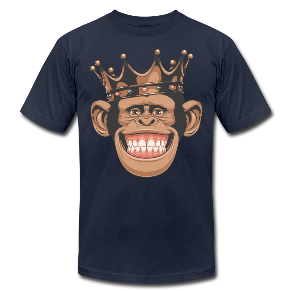 Monkey Crown T-Shirt - navy