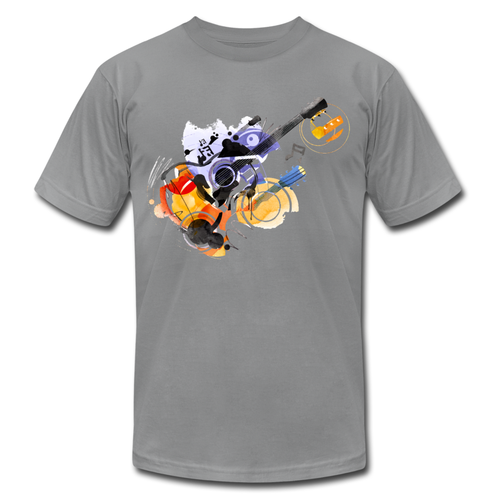Abstract Guitar T-Shirt - slate