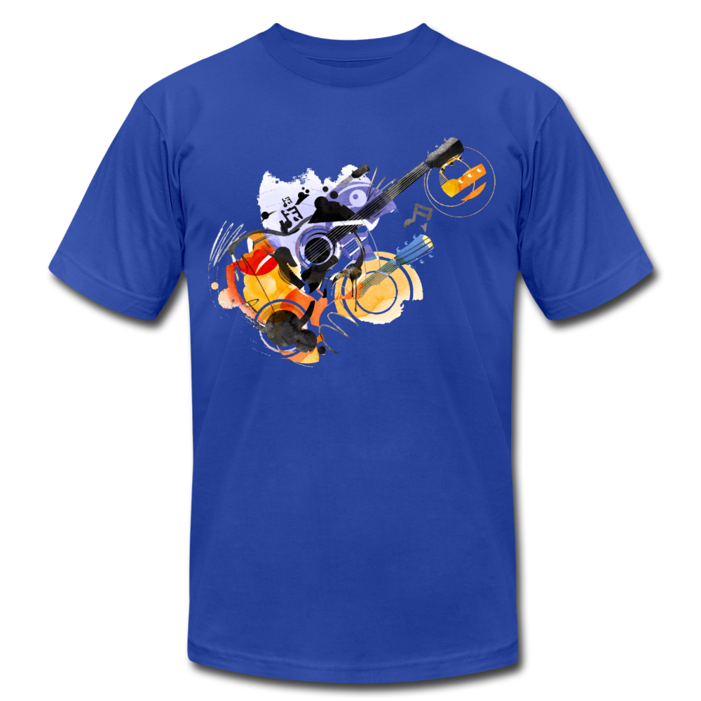 Abstract Guitar T-Shirt - royal blue