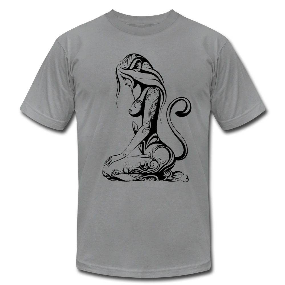 Tribal Maori Girl T-Shirt - slate