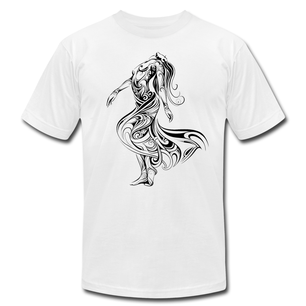 Tribal Maori Girl T-Shirt - white