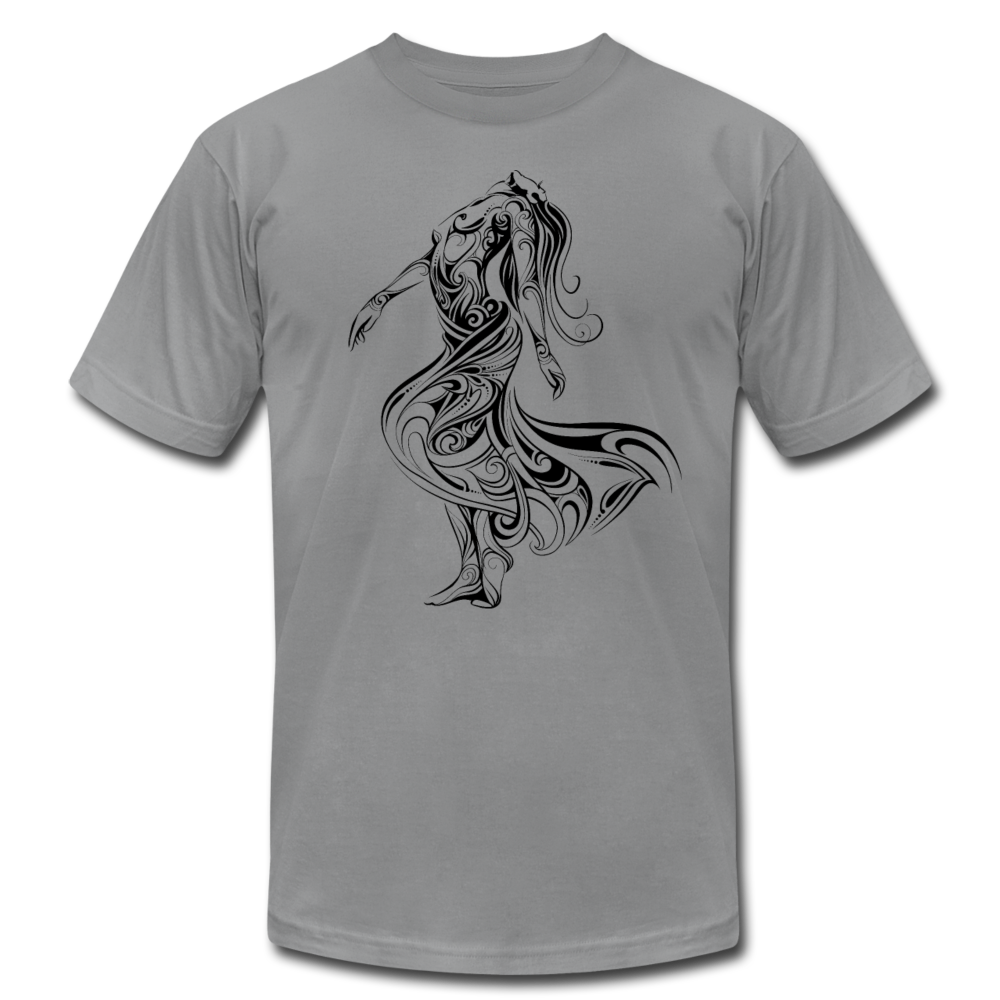 Tribal Maori Girl T-Shirt - slate