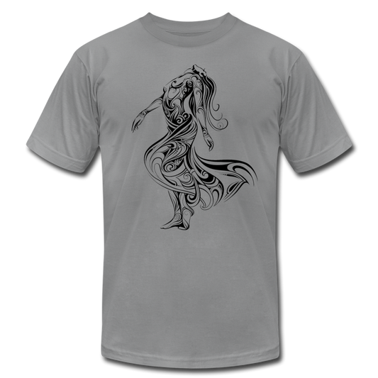 Tribal Maori Girl T-Shirt - slate