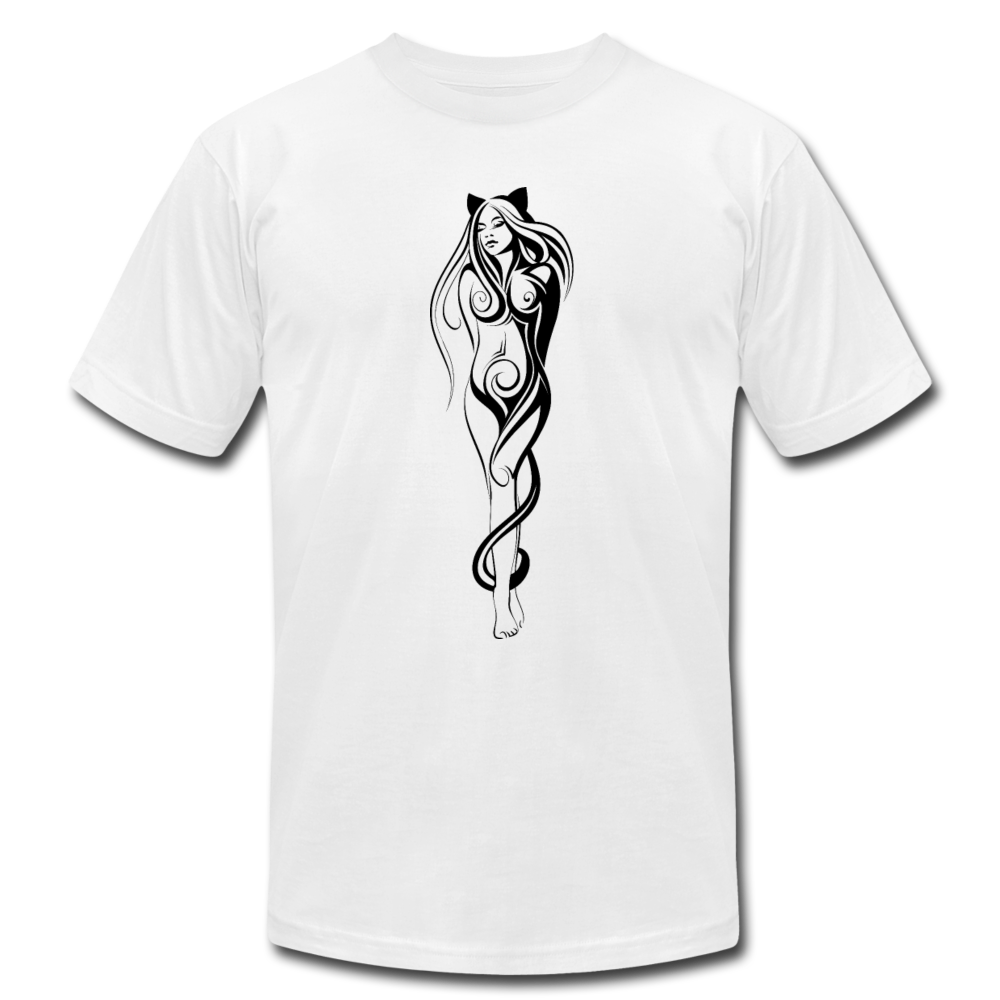 Tribal Maori Girl T-Shirt - white