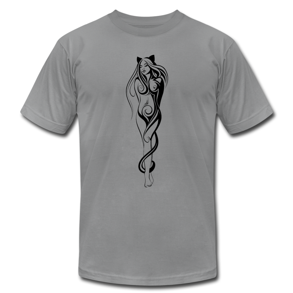 Tribal Maori Girl T-Shirt - slate