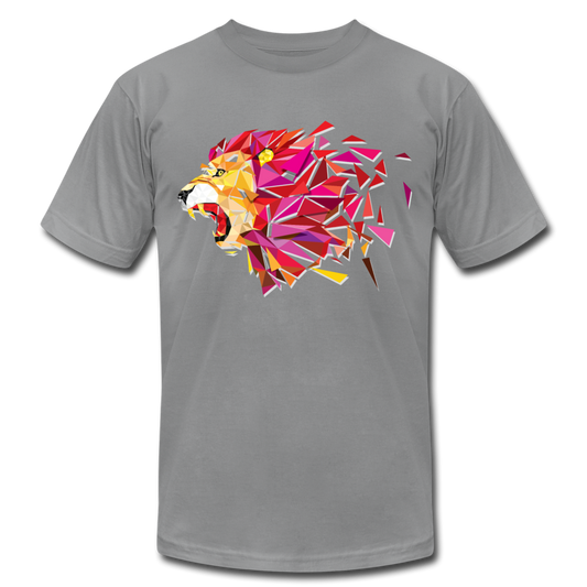 Abstract Lion T-Shirt - slate