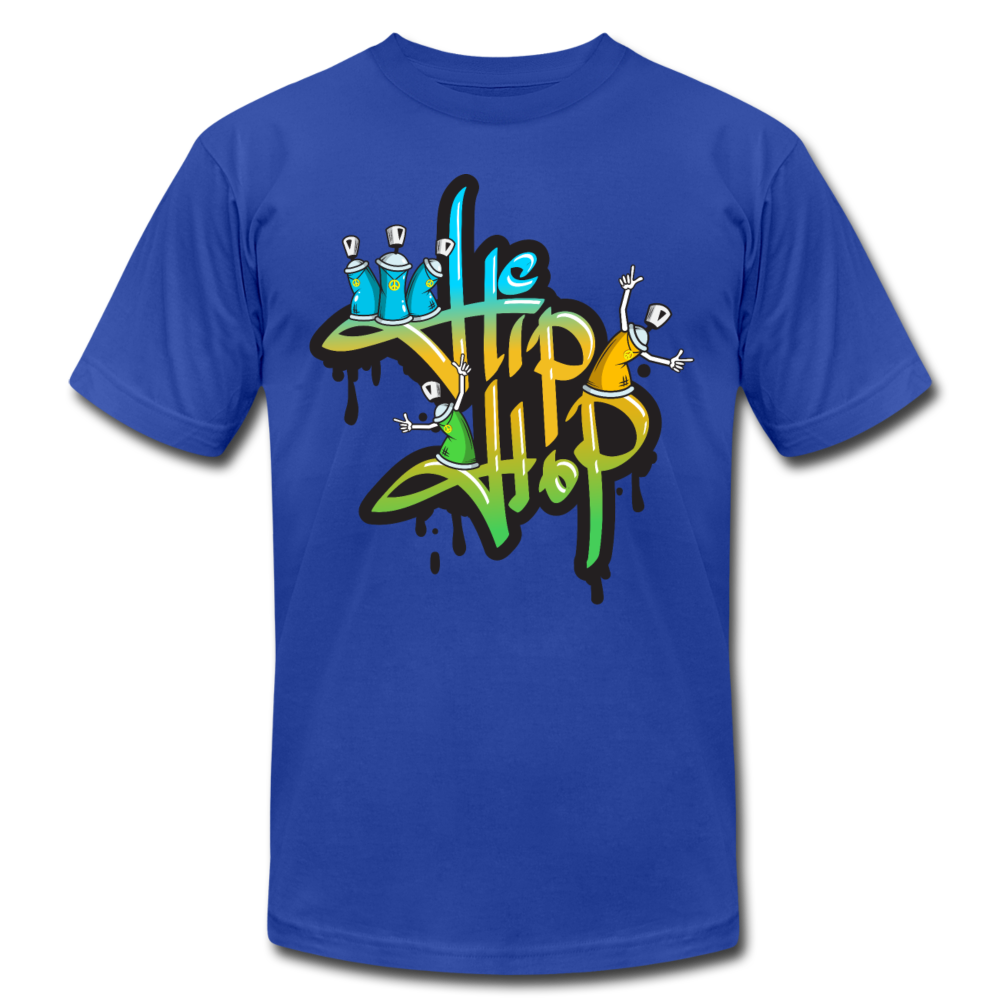 Hip Hop Graffiti T-Shirt - royal blue
