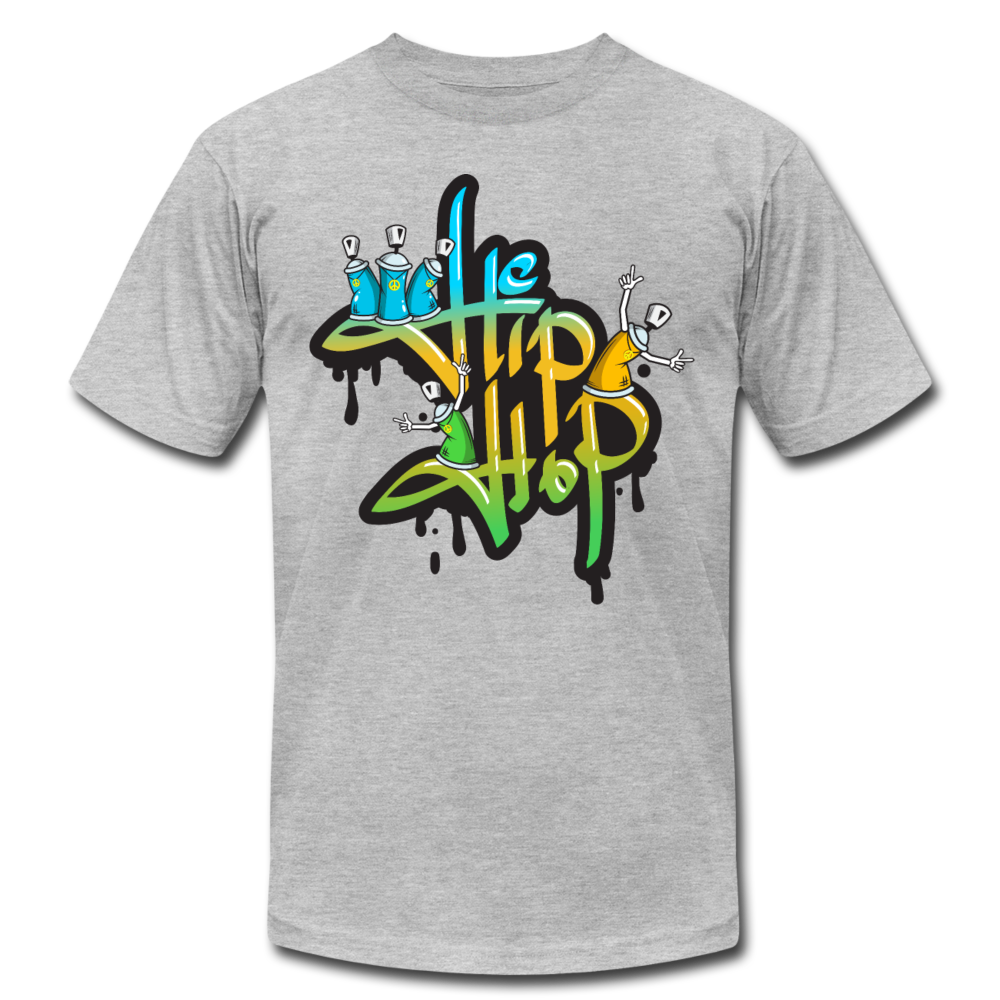 Hip Hop Graffiti T-Shirt - heather gray
