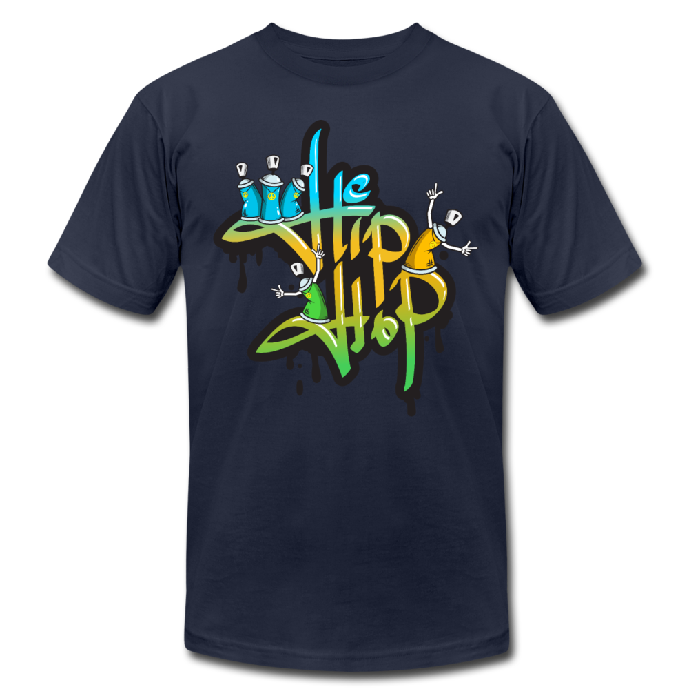 Hip Hop Graffiti T-Shirt - navy