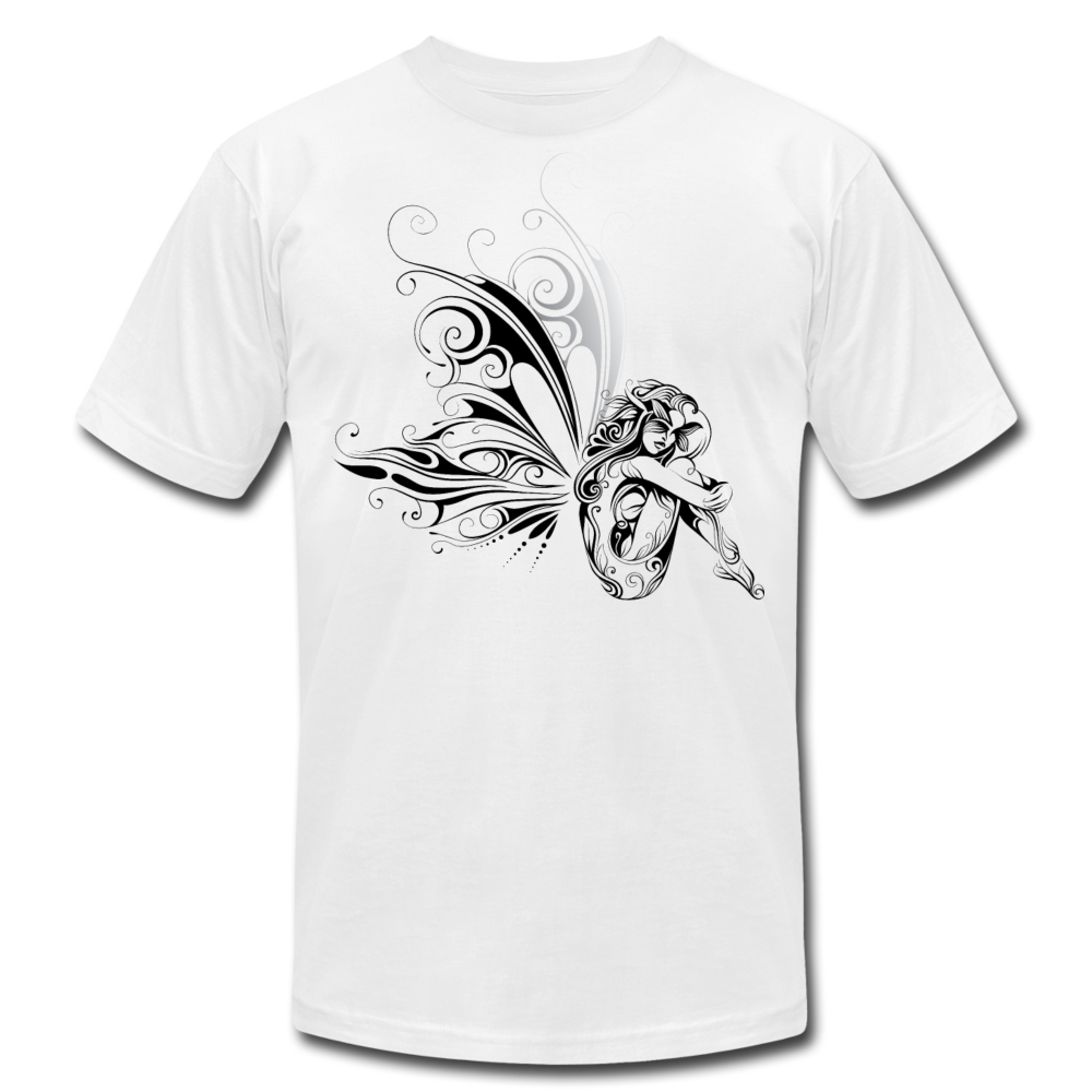 Tribal Maori Fairy Girl T-Shirt - white
