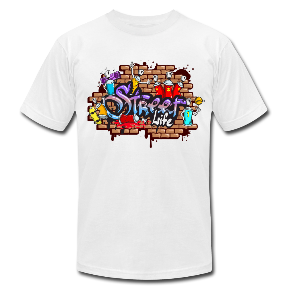 Street Life Graffiti T-Shirt - white