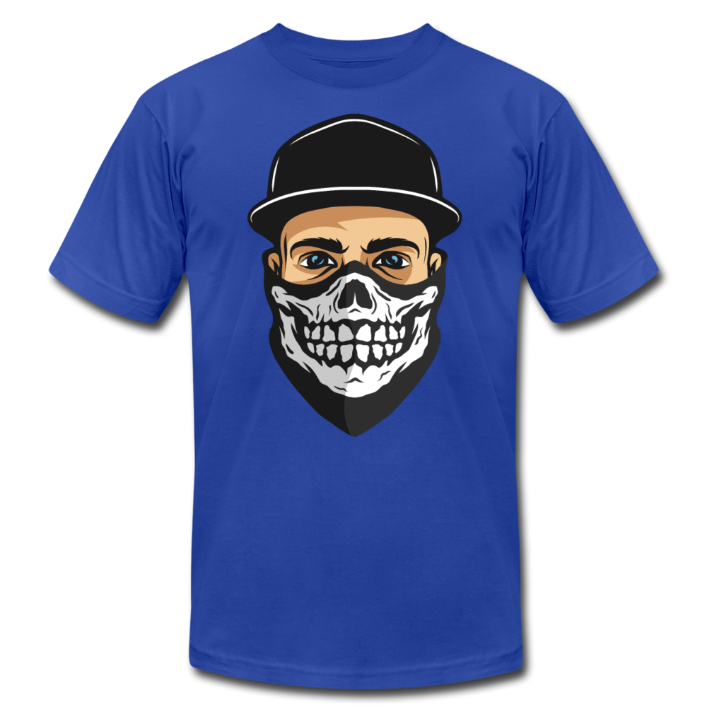 Skull Bandanna T-Shirt - royal blue