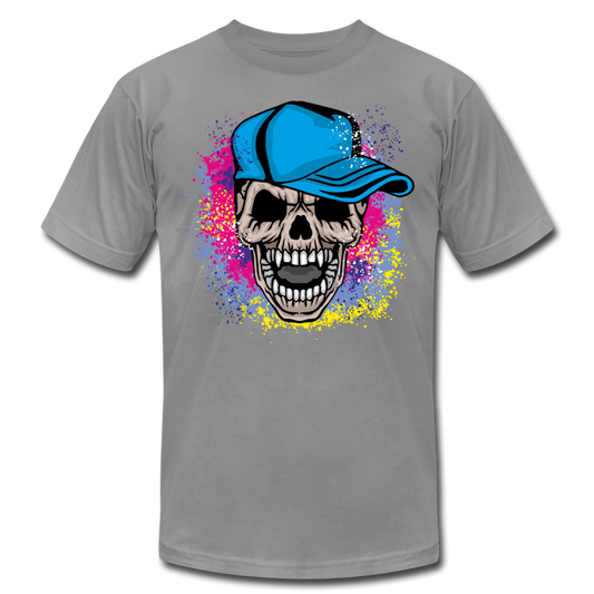 Colorful Abstract Skull T-Shirt - slate