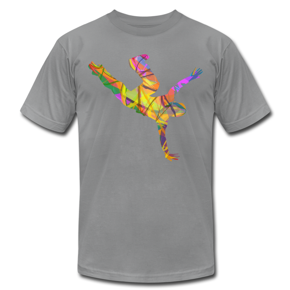 Colorful Abstract B-Boy Dancer T-Shirt - slate