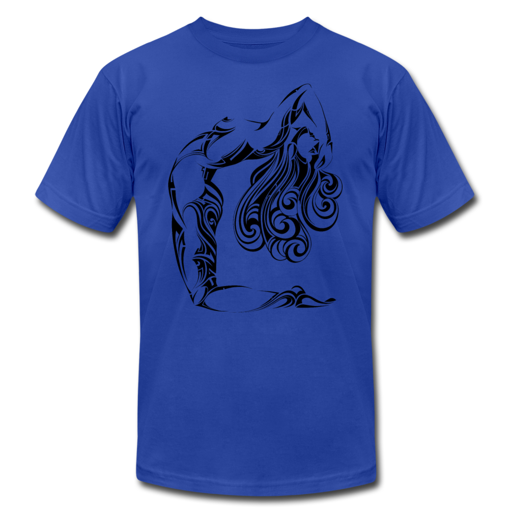 Tribal Maori Girl T-Shirt - royal blue