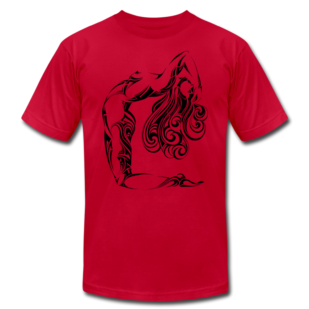 Tribal Maori Girl T-Shirt - red