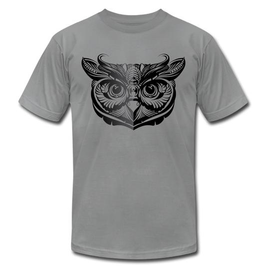Tribal Maori Owl T-Shirt - slate