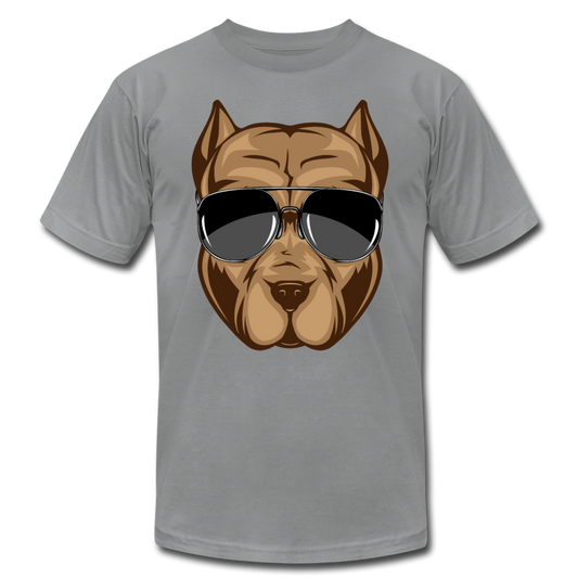 Cool Dog Wearing Sunglasses T-Shirt - slate