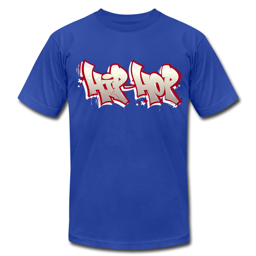 Hip Hop Graffiti T-Shirt - royal blue