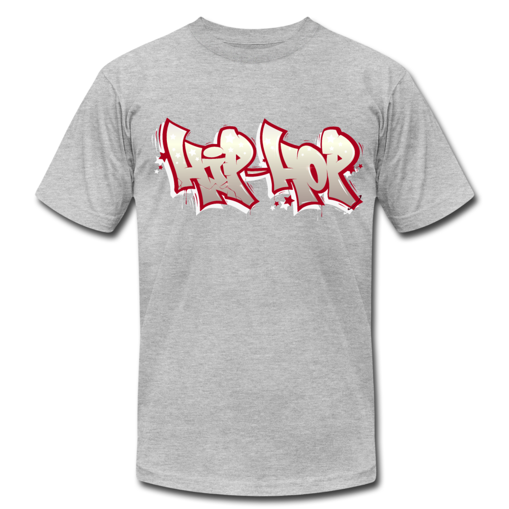Hip Hop Graffiti T-Shirt - heather gray