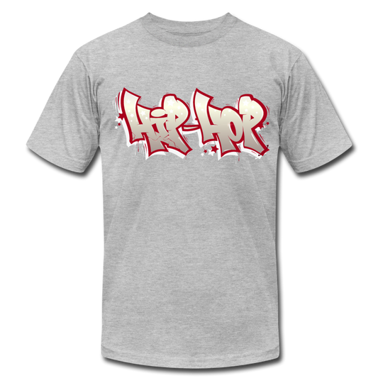 Hip Hop Graffiti T-Shirt - heather gray