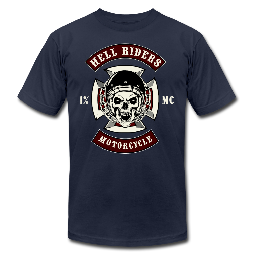 Hell Riders Skull T-Shirt - navy