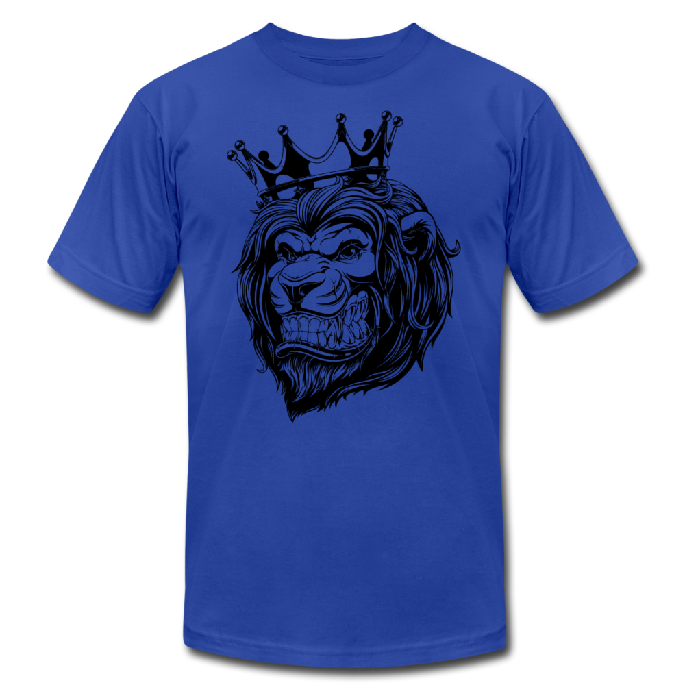 Lion Crown T-Shirt - royal blue