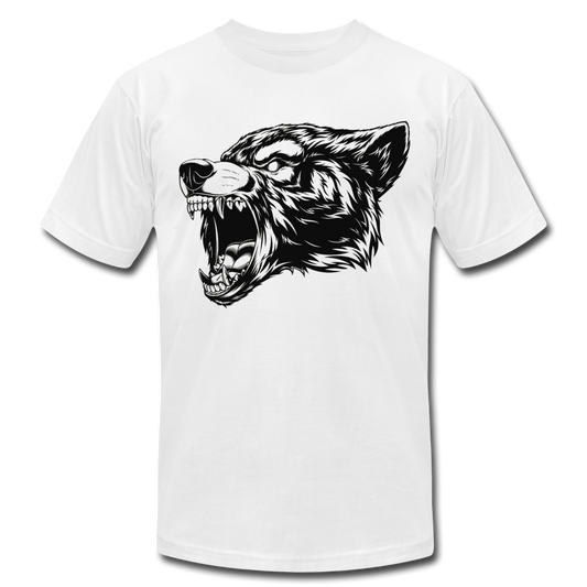 Growling Bear T-Shirt - white