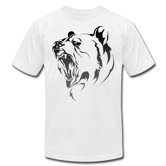 Growling Bear T-Shirt - white