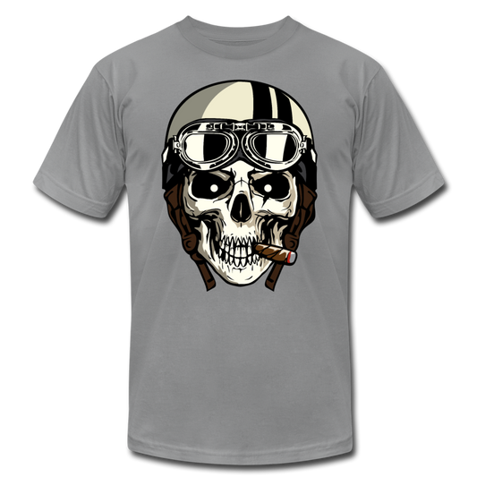 Racer Skull T-Shirt - slate